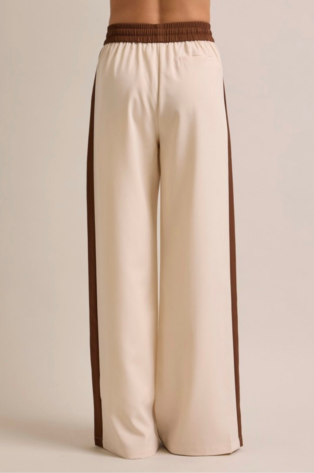 Cream & Mocha Two-Piece Track Set