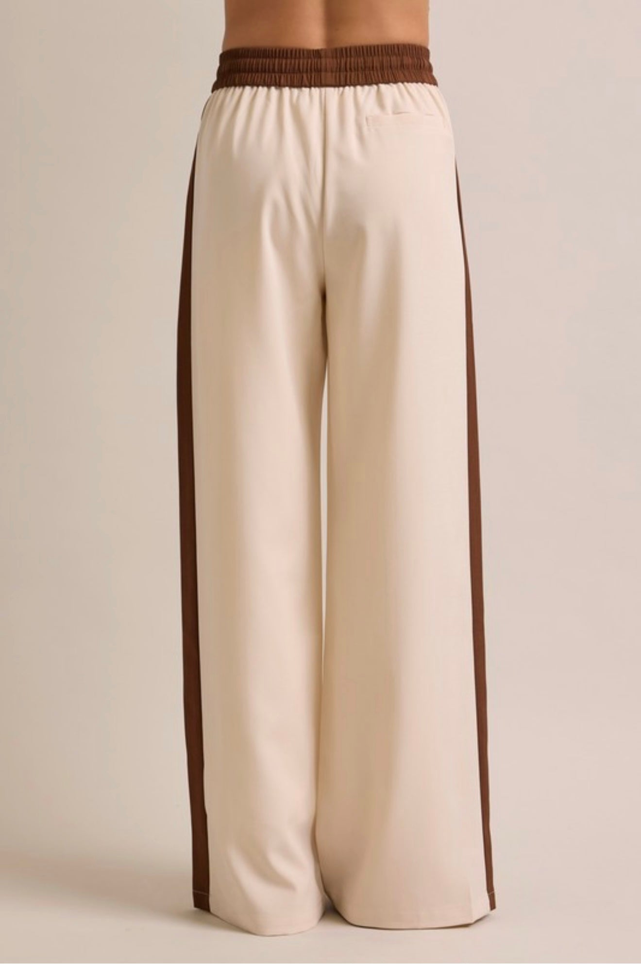 Cream & Mocha Two-Piece Track Set